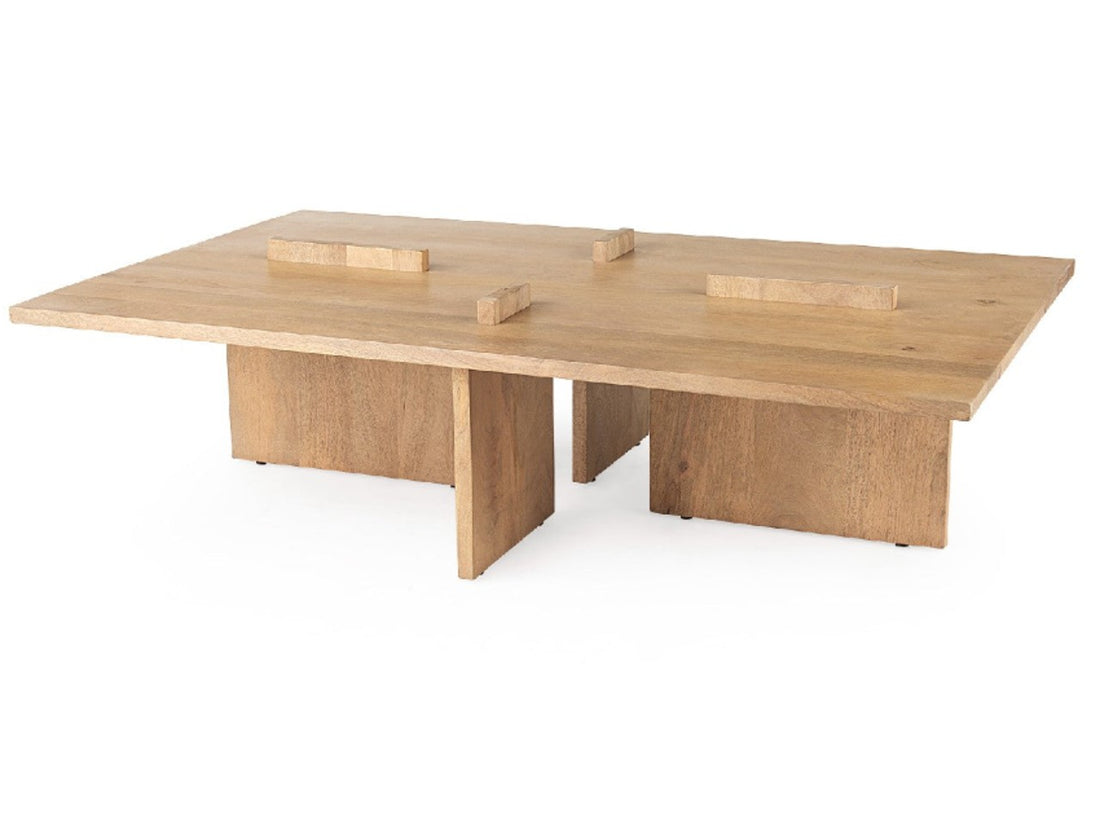 Aida Natural Rectangle Coffee Table | Calgary Furniture Store