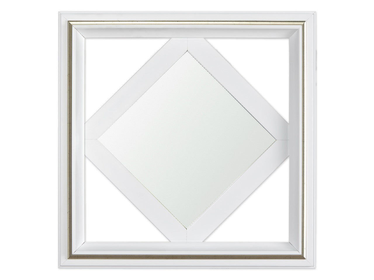 Aliya Mirror - White | Calgary Furniture Store