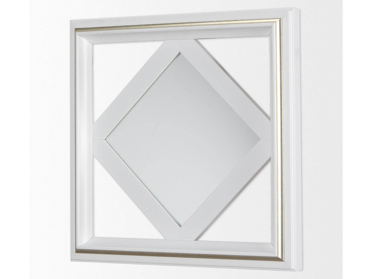 Aliya Mirror - White | Calgary Furniture Store