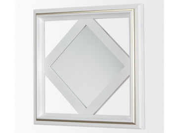 Aliya Mirror - White | Calgary Furniture Store