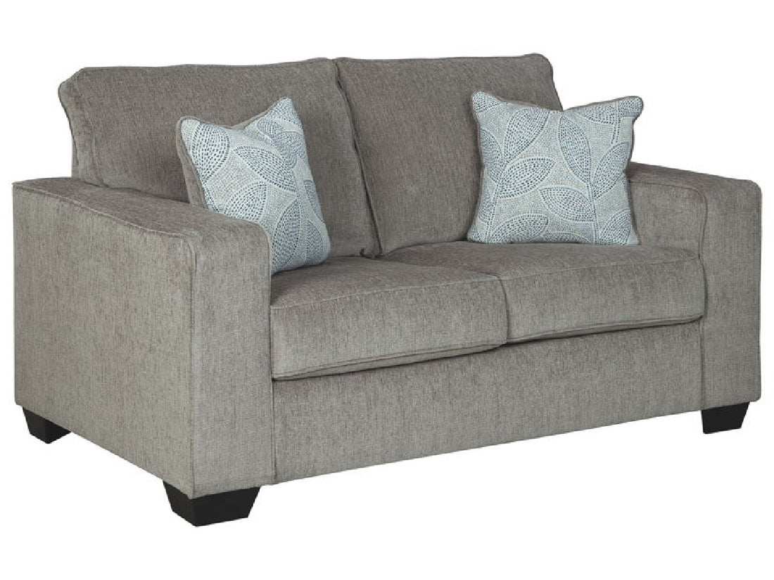 Altari Light Gray Loveseat | Calgary Furniture Store