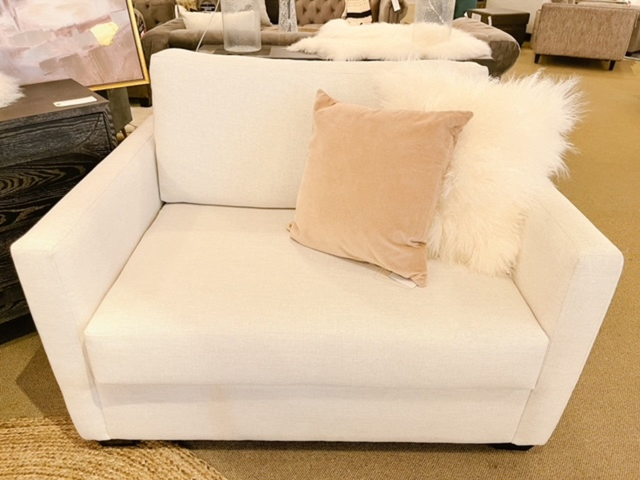 Amara Custom loveseat | Calgary Furniture Store