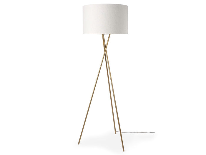 Ambrose Floor Lamp - Gold | Calgary Furniture Store