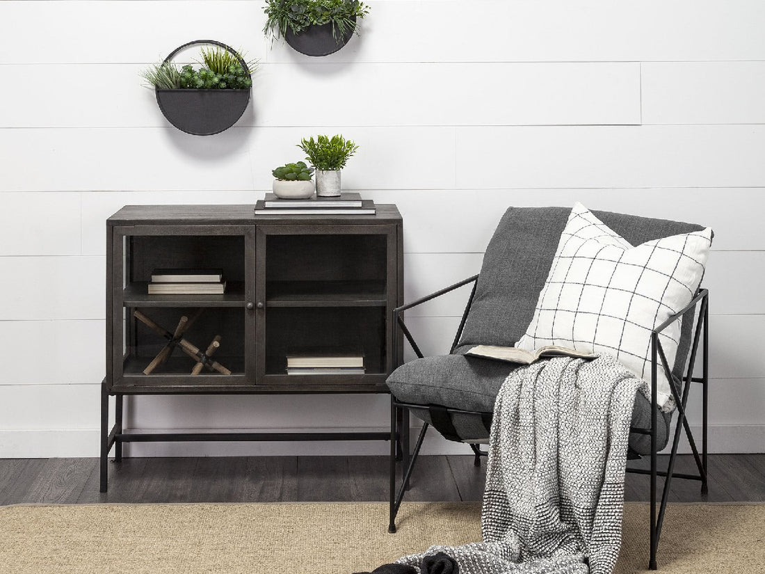 Arelius Dark Accent Cabinet | Calgary Furniture Store