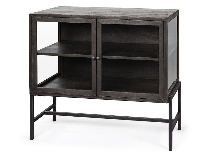Arelius Dark Accent Cabinet | Calgary Furniture Store