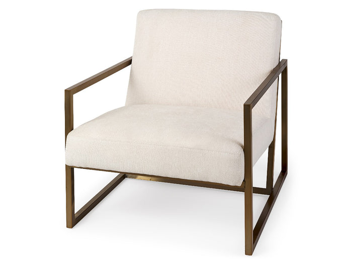 Armelle Cream Accent Chair | Calgary Furniture Store