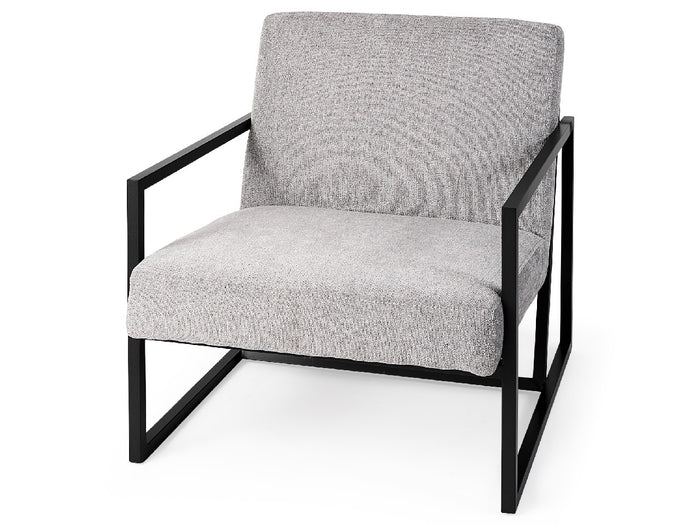 Armelle Gray Accent Chair | Calgary Furniture Store