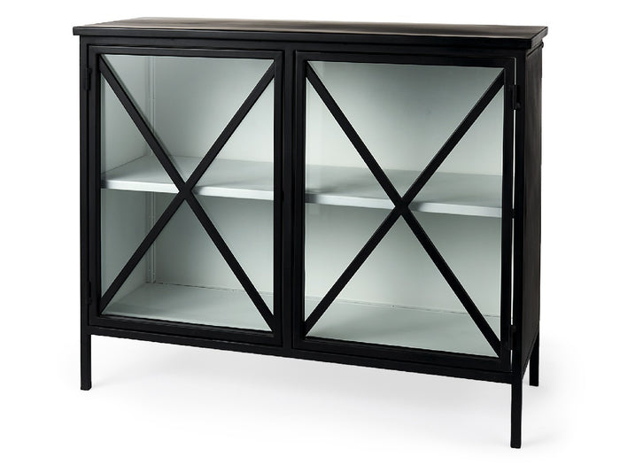 Aurelia Glass Accent Cabinet | Calgary Furniture Store