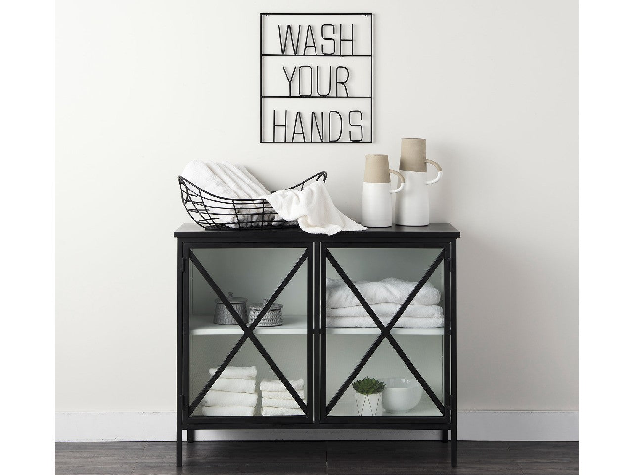 Aurelia Glass Accent Cabinet | Calgary Furniture Store