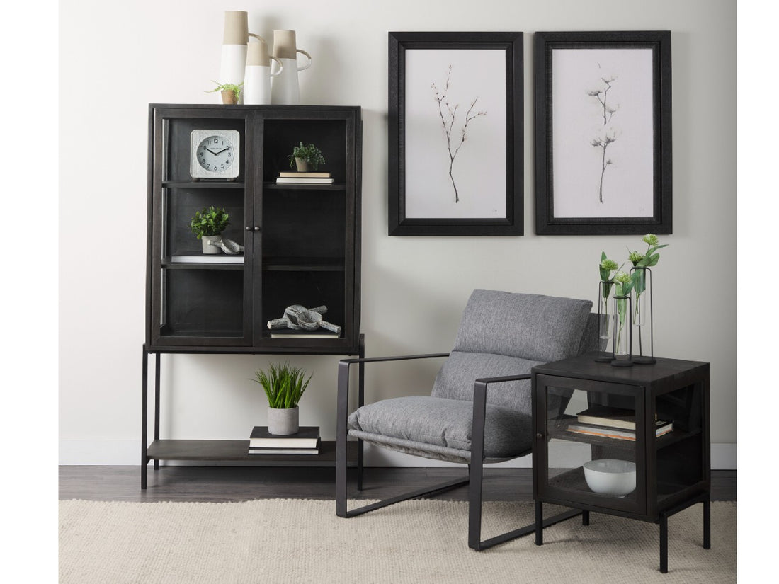 Arelius Side Table - Dark Brown | Calgary Furniture Store
