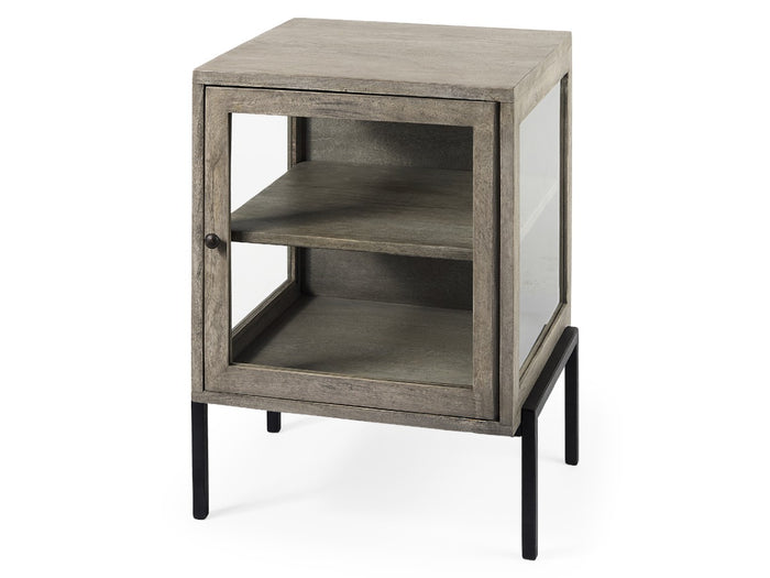 Arelius Side Table - Gray | Calgary Furniture Store