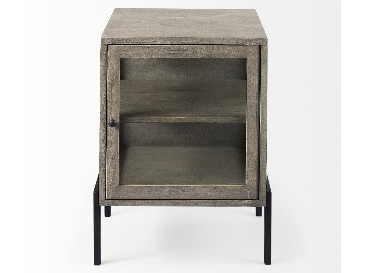 Arelius Side Table - Gray | Calgary Furniture Store