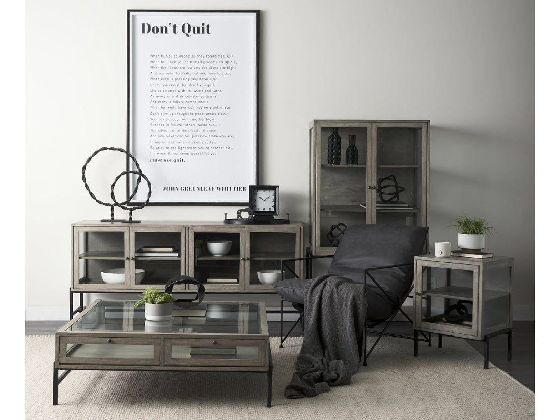 Arelius Side Table - Gray | Calgary Furniture Store