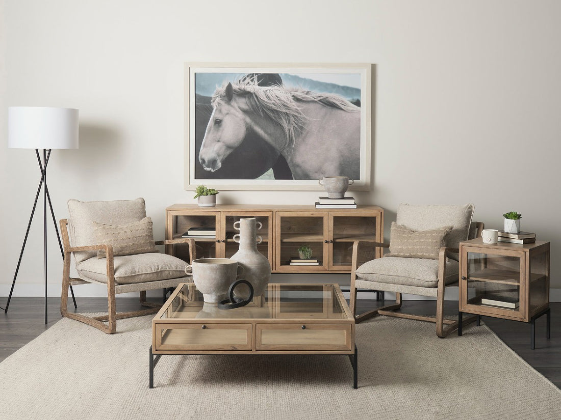 Arelius Side Table - Light Brown | Calgary Furniture Store