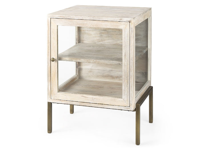 Arelius Side Table - White | Calgary Furniture Store