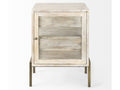 Arelius Side Table - White | Calgary Furniture Store