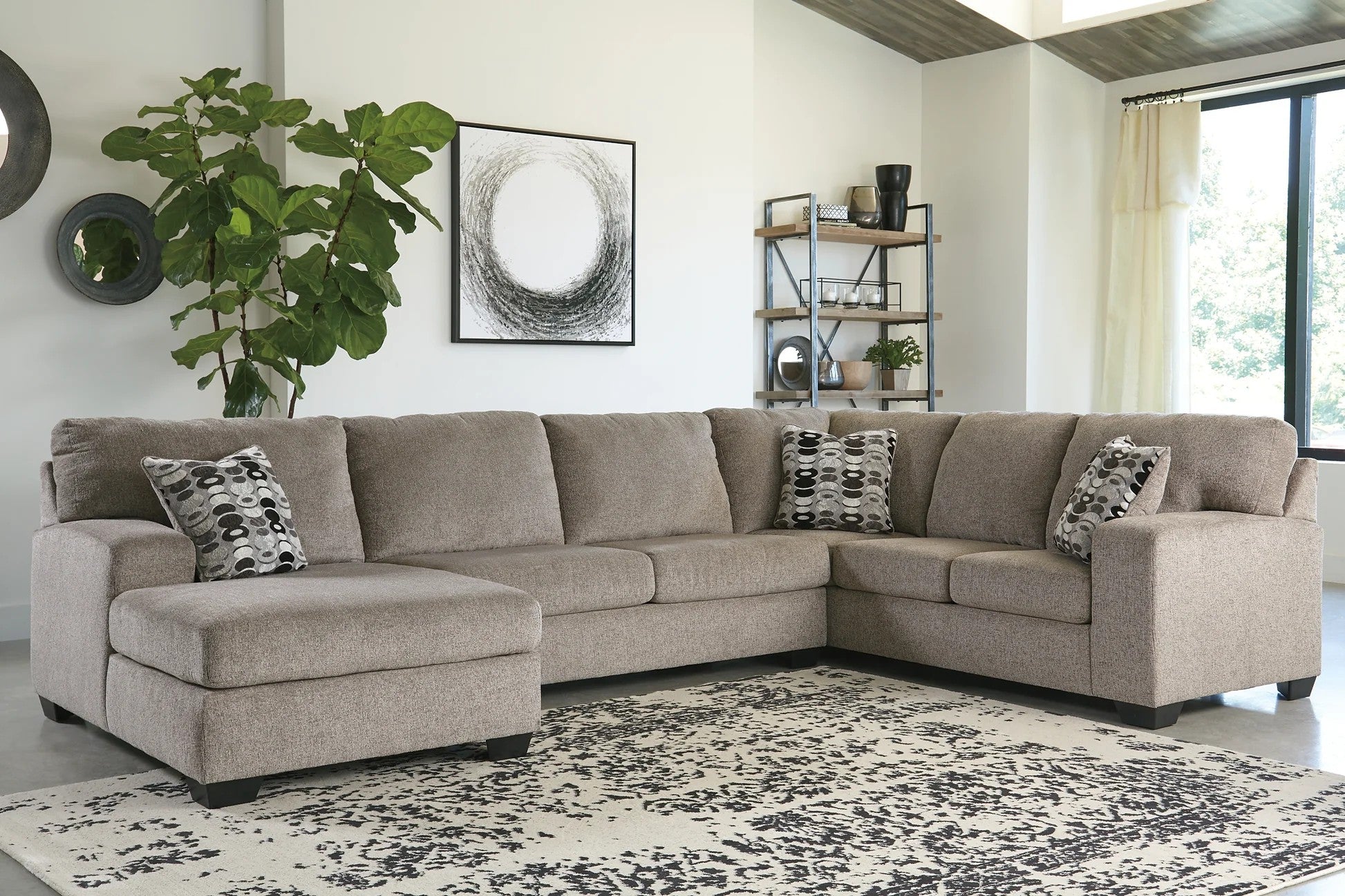 Ballinasloe Platinum Sectional | Calgary Furniture Store