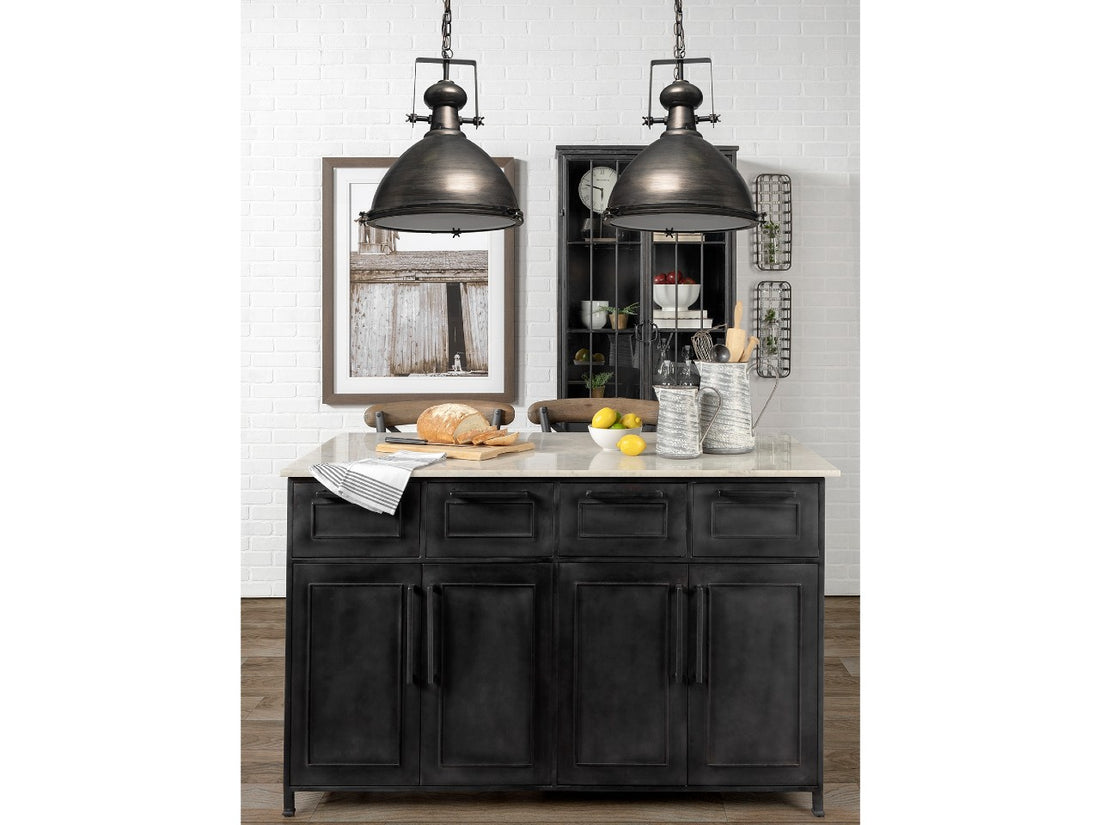 Bashaw Gray Pendant Light | Calgary Furniture Store