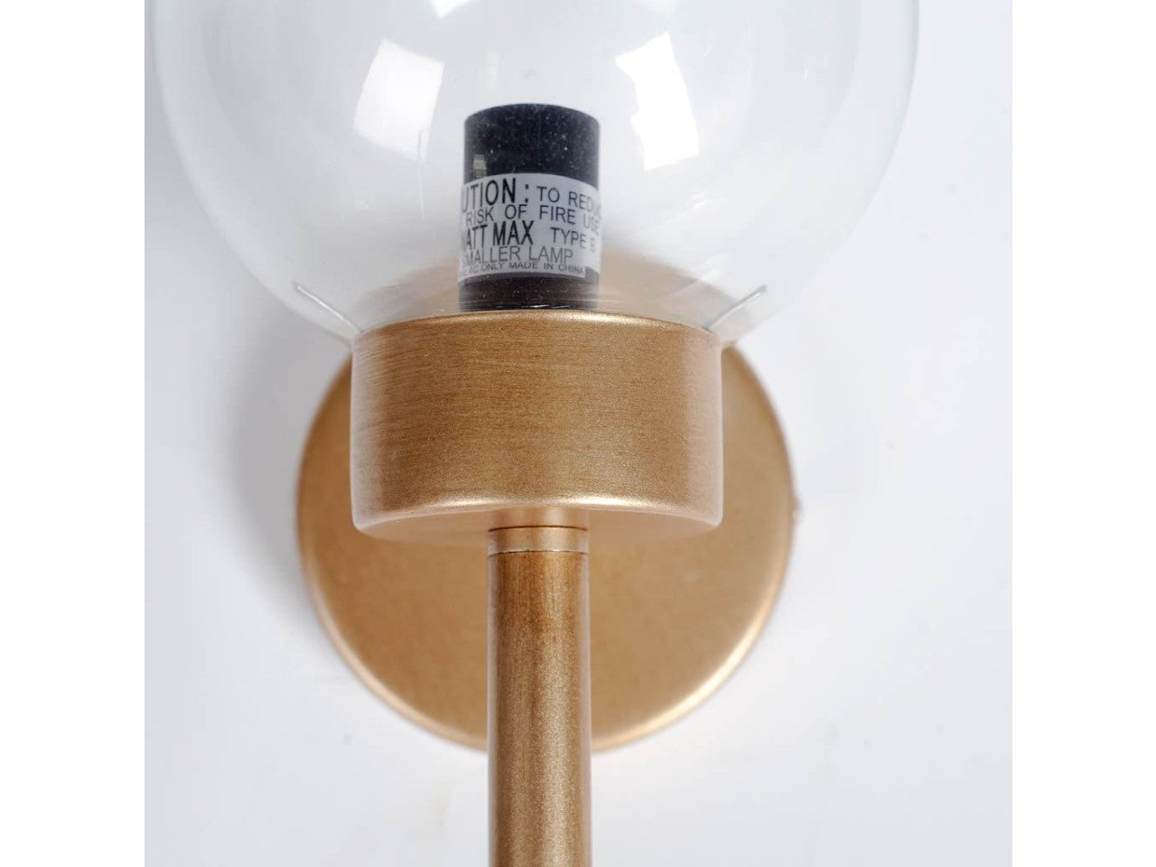 Boltern Wall Sconce - Gold | Calgary Furniture Store
