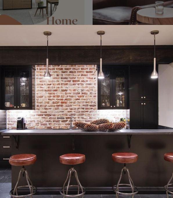 Bowlar Bar Stool Leather in Black | Calgary Furniture Store