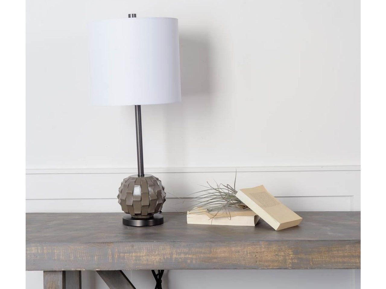 Brant Table Lamp - Brown | Calgary Furniture Store