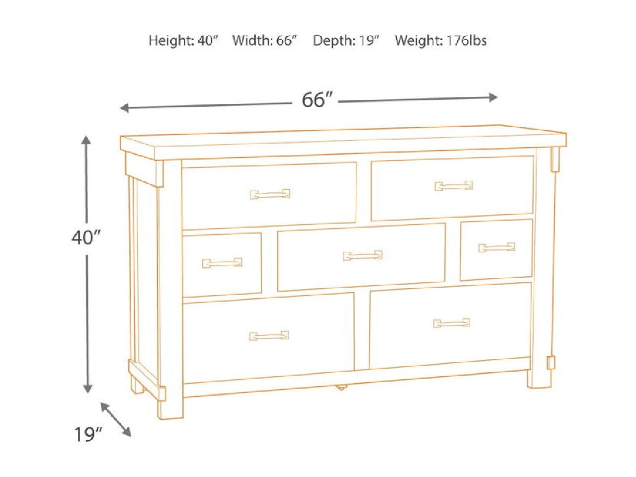 Brashland Dresser | Calgary Furniture Store