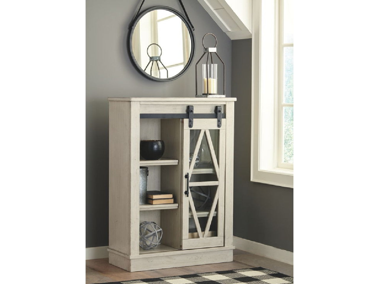 Bronfield Accent Cabinet - White | Calgary Furniture Store