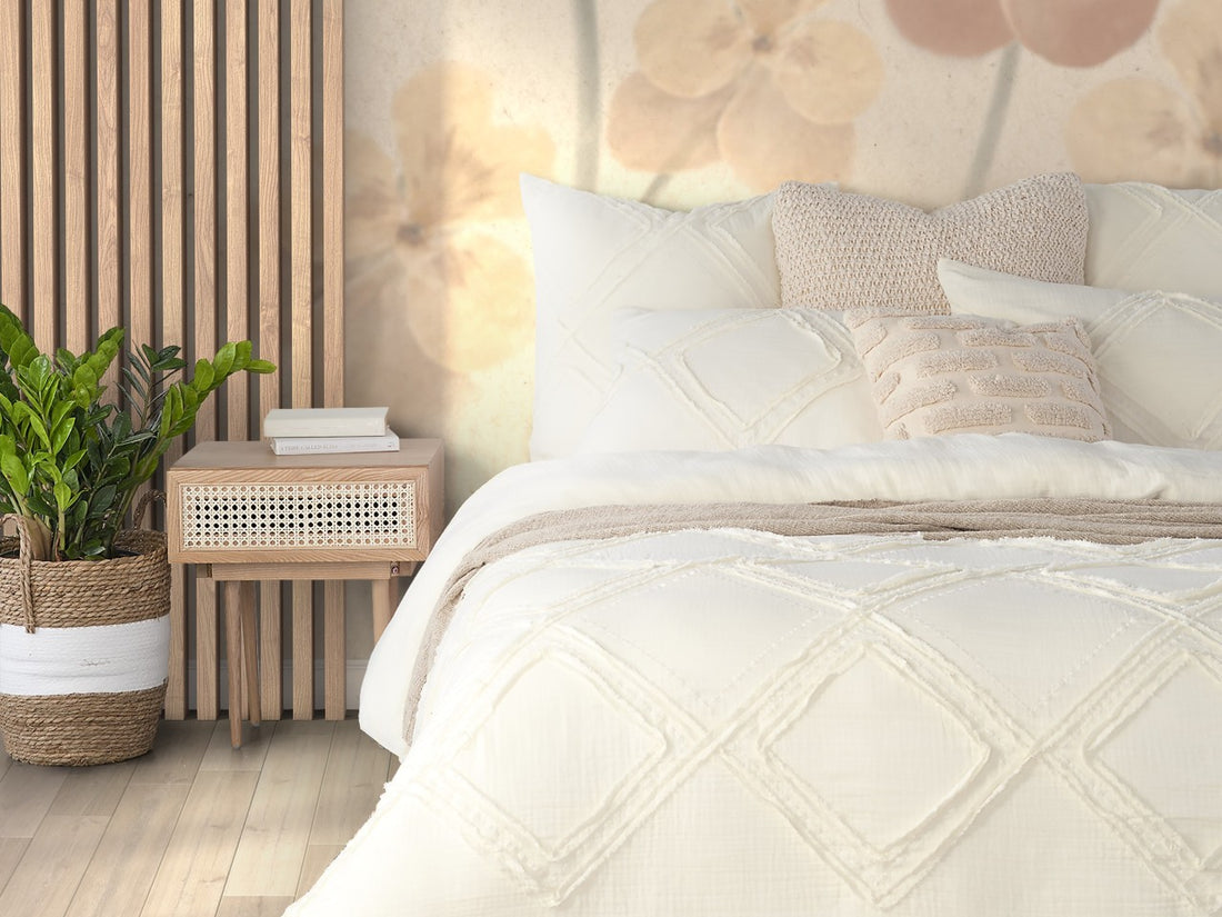 Buckwheat Cream King Duvet Cover | Calgary Furniture Store