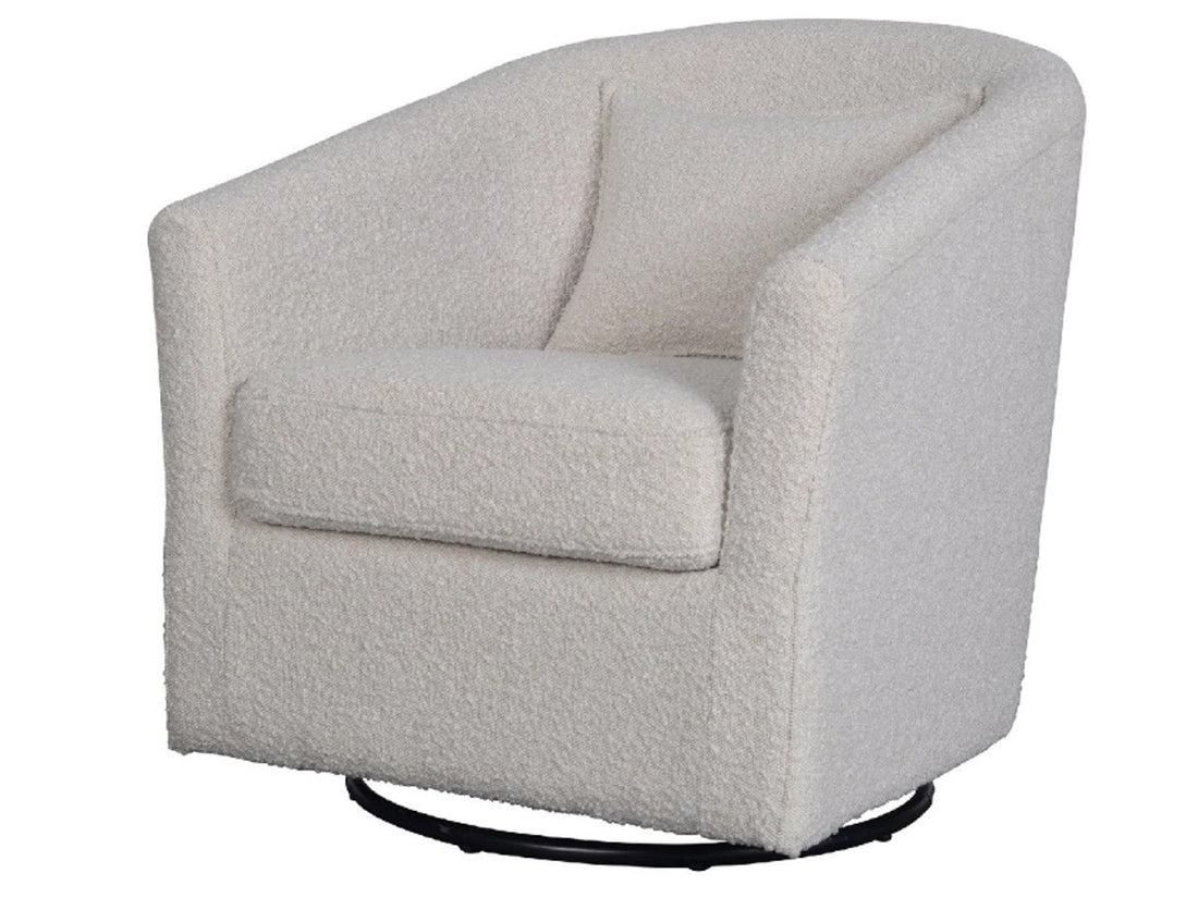 Carmen Cream Swivel Glider | Calgary Furniture Store