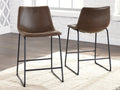 Centiar Bar Stool - Brown | Calgary Furniture Store