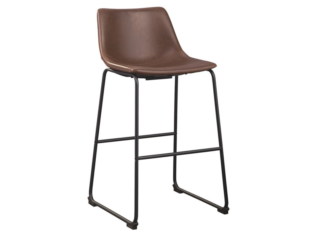 Centiar Bar Stool - Brown | Calgary Furniture Store