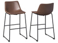 Centiar Bar Stool - Brown | Calgary Furniture Store