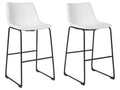 Centiar Bar Stool - White | Calgary Furniture Store