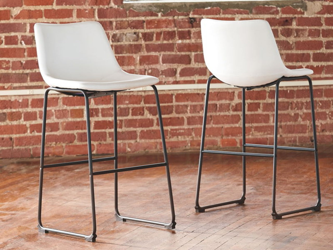 Centiar Bar Stool - White | Calgary Furniture Store