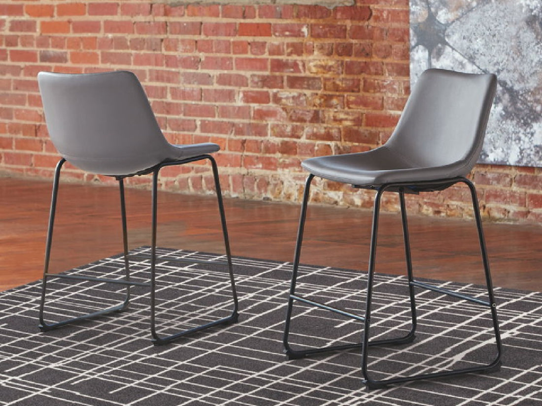 Centiar Counter Stool - Gray | Calgary Furniture Store