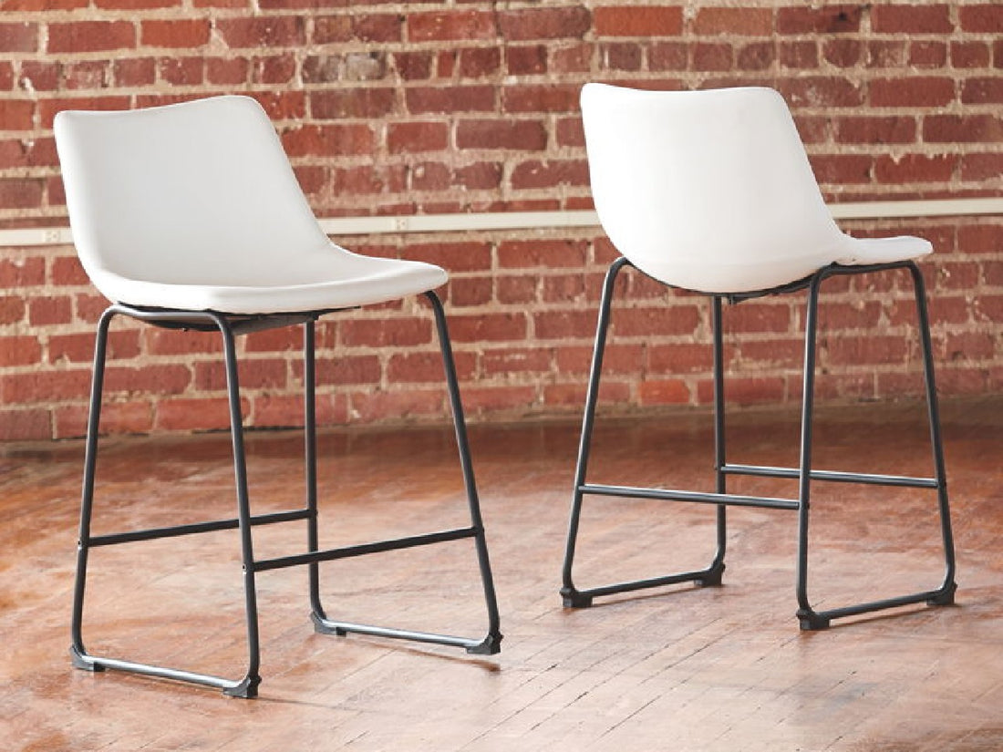 Centiar Counter Stool - White | Calgary Furniture Store