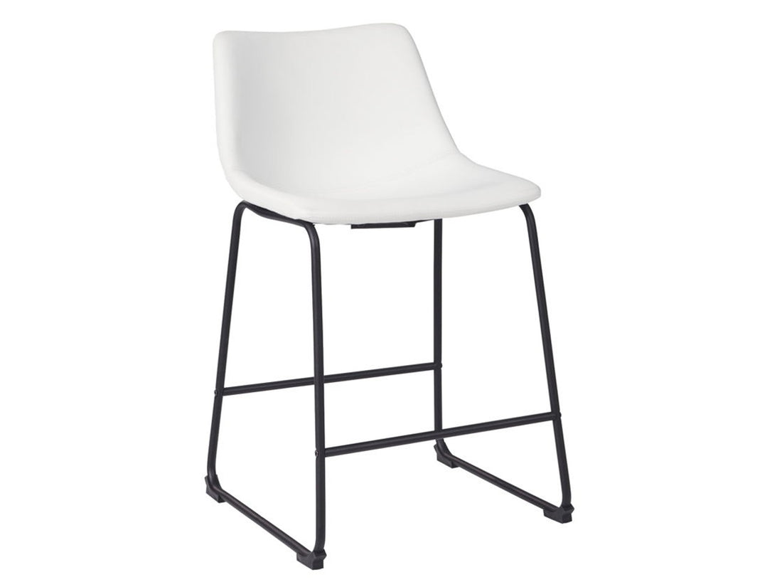 Centiar Counter Stool - White | Calgary Furniture Store