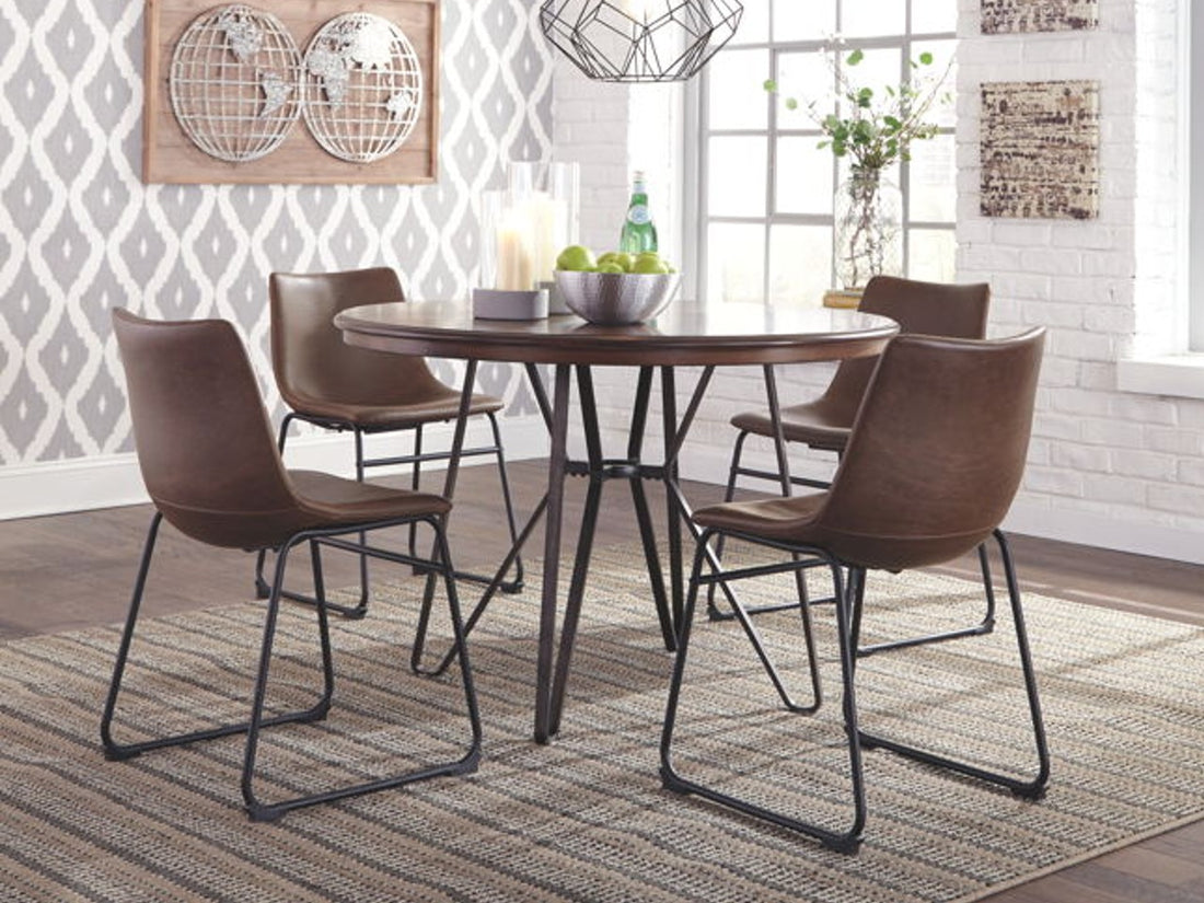 Centiar Dining Chair - Brown | Calgary Furniture Store
