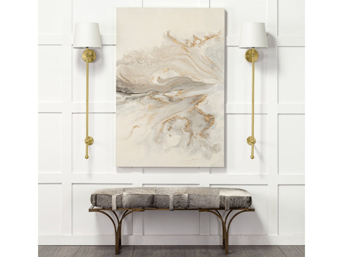 Chester Wall Sconce - Gold | Calgary Furniture Store