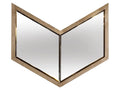 Chevren Mirror - Silver | Calgary Furniture Store