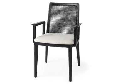Clara Black Dining Armchair | Calgary Furniture Store