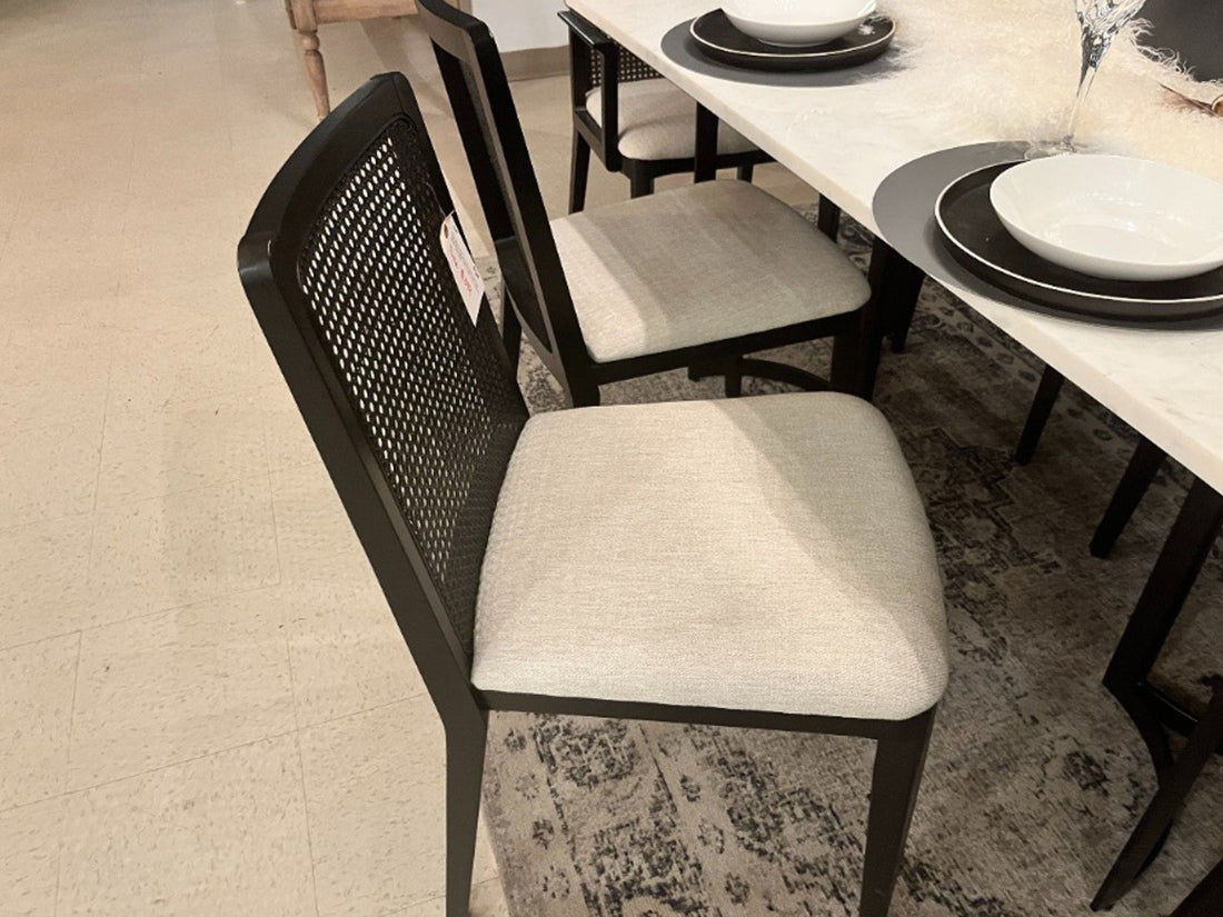 Clara Black Armless Chair | Calgary Furniture Store