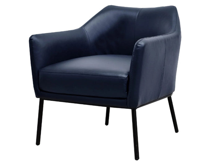 Clark Blue Club Chair | Calgary Furniture Store