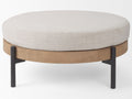 Colburne Round Ottoman | Calgary Furniture Store
