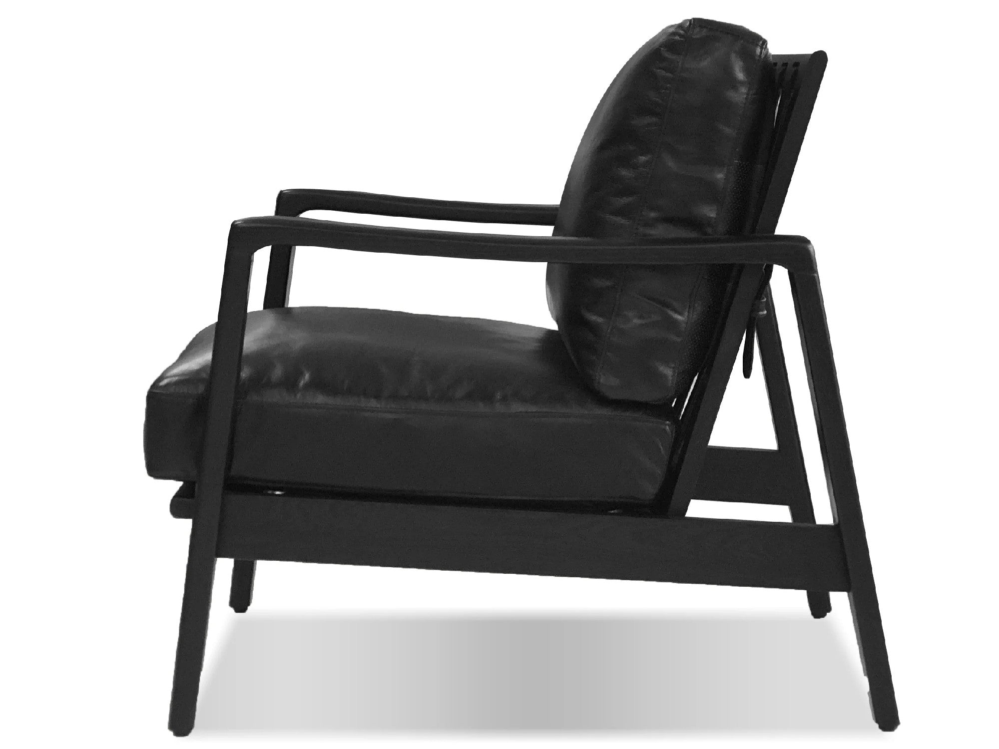 Leather Craftsman Black Chair Showhome Furniture