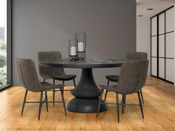 Crossman Dark Brown Dining Table | Calgary Furniture Store