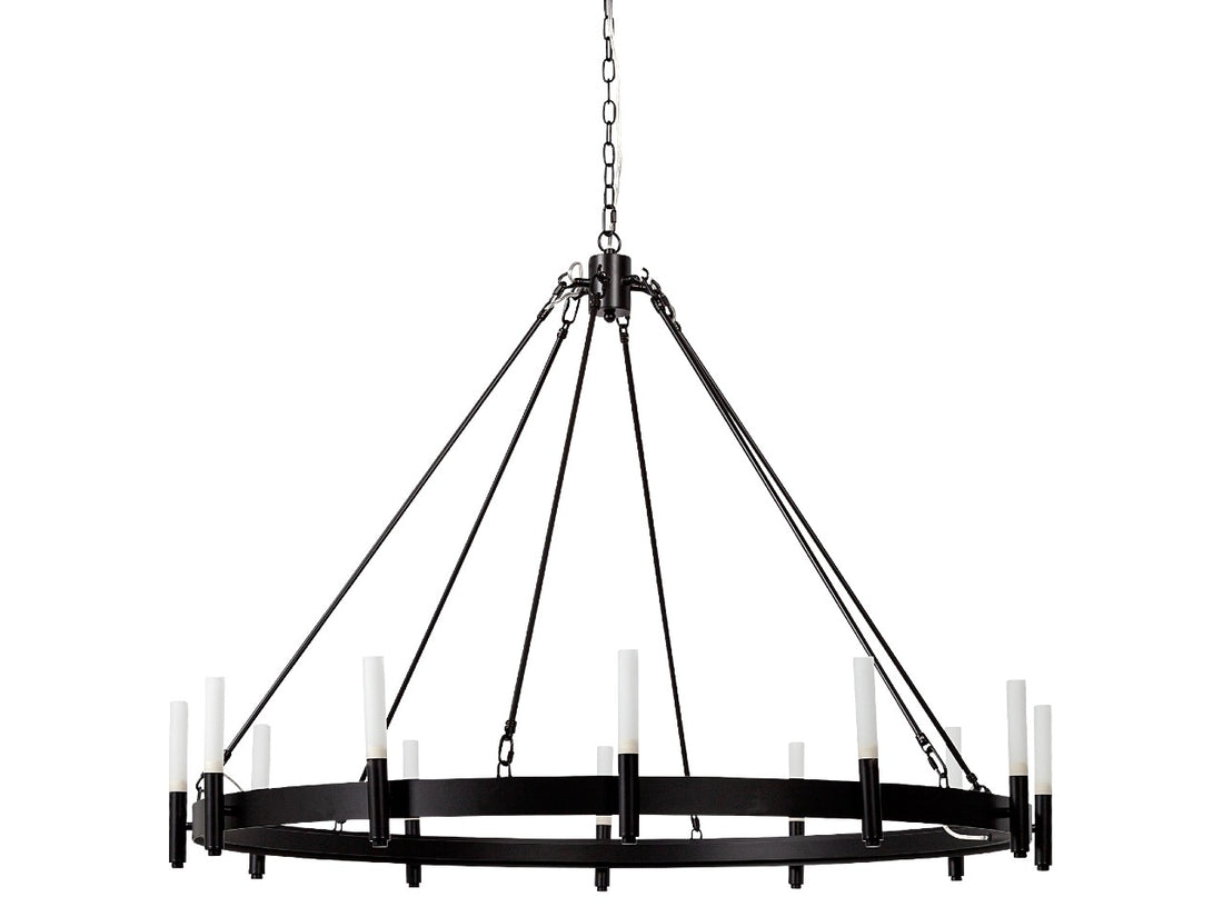 Decamp Chandelier - Black | Calgary Furniture Store