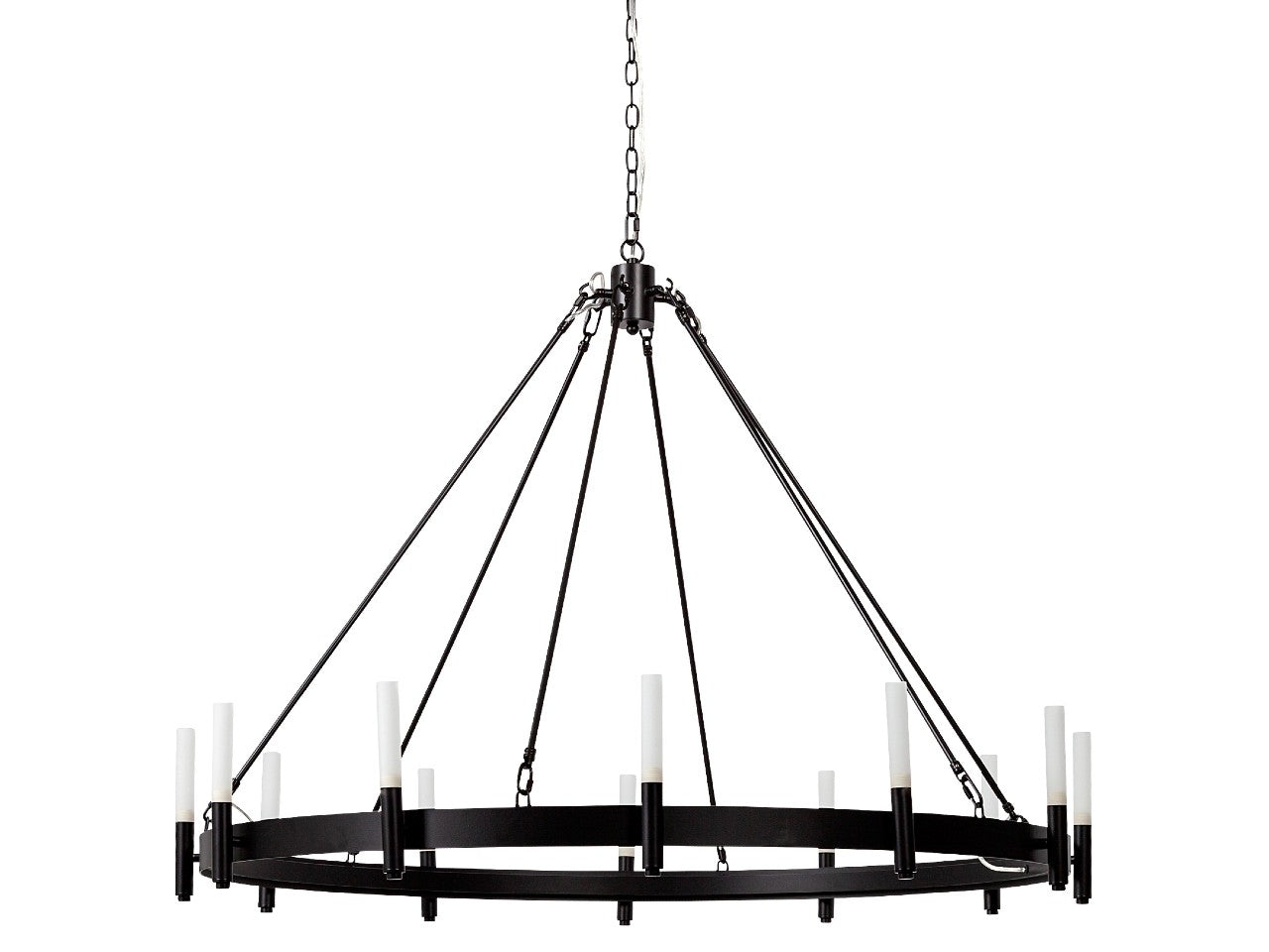 Decamp Chandelier - Black | Calgary Furniture Store
