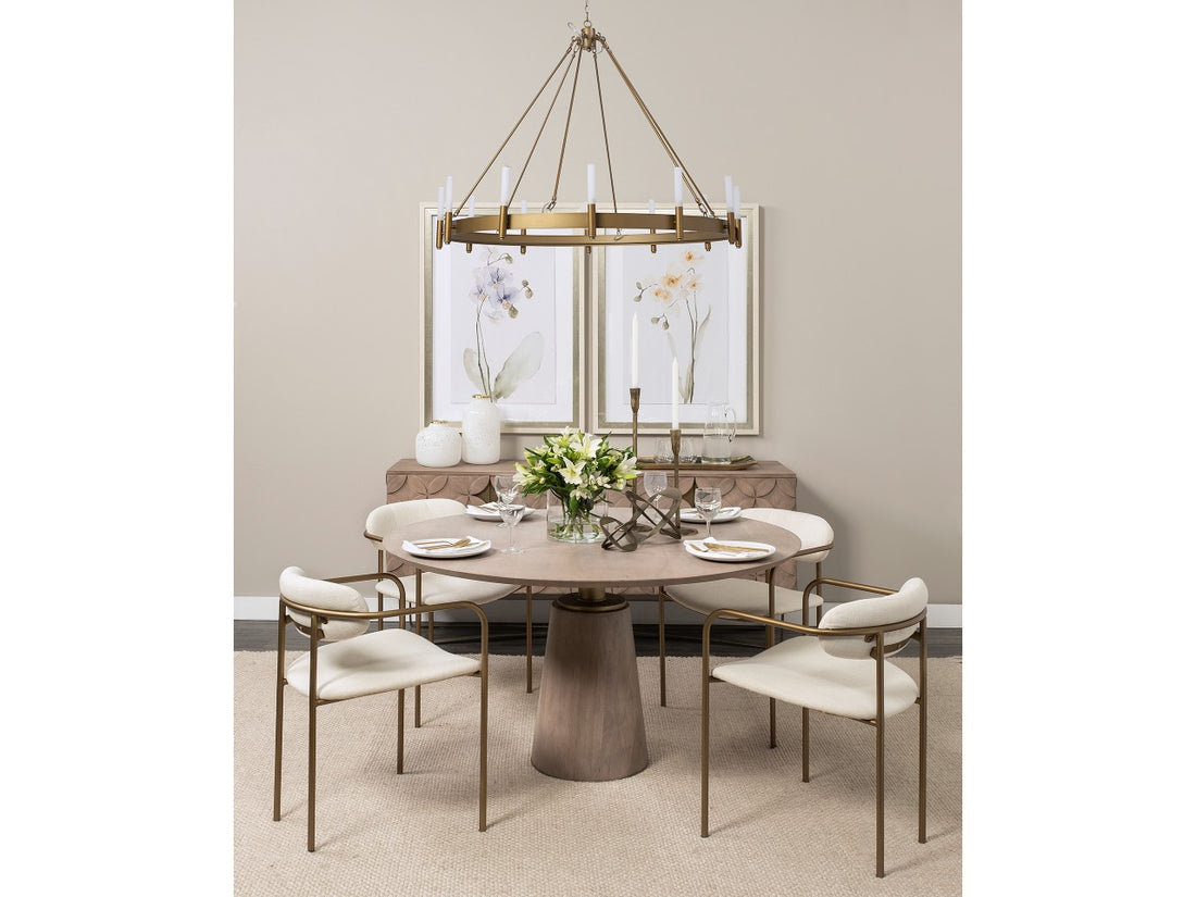 Decamp Chandelier - Gold | Calgary Furniture Store