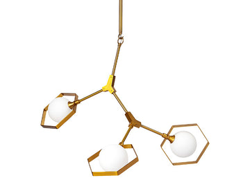 Desousa Chandelier - Gold | Calgary Furniture Store